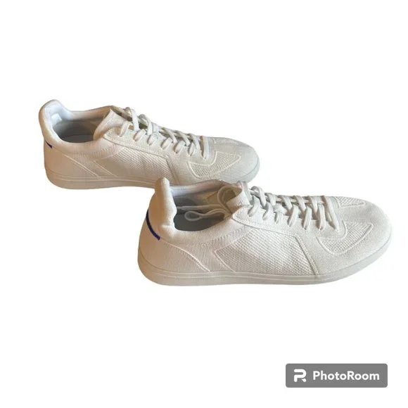 Rothy's RS01 The Sneaker Bright White NWOB Men's sz 10 - Picture 6 of 11